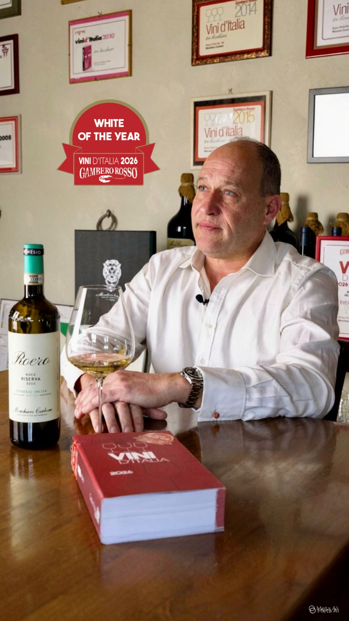 “IL BIANCO DELL’ANNO RACCONTATO DA CHI LO FA” Episodio 8

Chi c’è dietro il miglior vino bianco italiano 2026 ? Il winemaker Francesco Monchiero ci racconta la genesi del Roero Arneis Riserva Renesio Incisa 2020, i profumi unici che lo contraddistinguono e il suo abbinamento ideale.
▶️ E se fosse una canzone quale sarebbe? 😉 Guarda l’episodio completo per scoprire il titolo.🎶🎤
-
-
THE WHITE WINE OF THE YEAR 2026 TOLD BY ITS MAKERS” Episode 8

Who is behind the best Italian white wine 2026? The winemaker Francesco Monchiero tells us about the genesis of the Roero Arneis Riserva Renesio Incisa 2020, the unique scents that distinguish it and its ideal combination.
▶️ And if it were a song, what would it be? 😉 Watch the full episode to find out the title. 🎶🎤

#switzerland #uk #canada #winelover #usa 

🇪🇺 CAMPAIGN FINANCED ACCORDING TO EU REGULATION N. 2021/2115
🇮🇹 MINISTRY OF AGRICULTURE, FOOD SOVEREIGNTY AND FORESTS