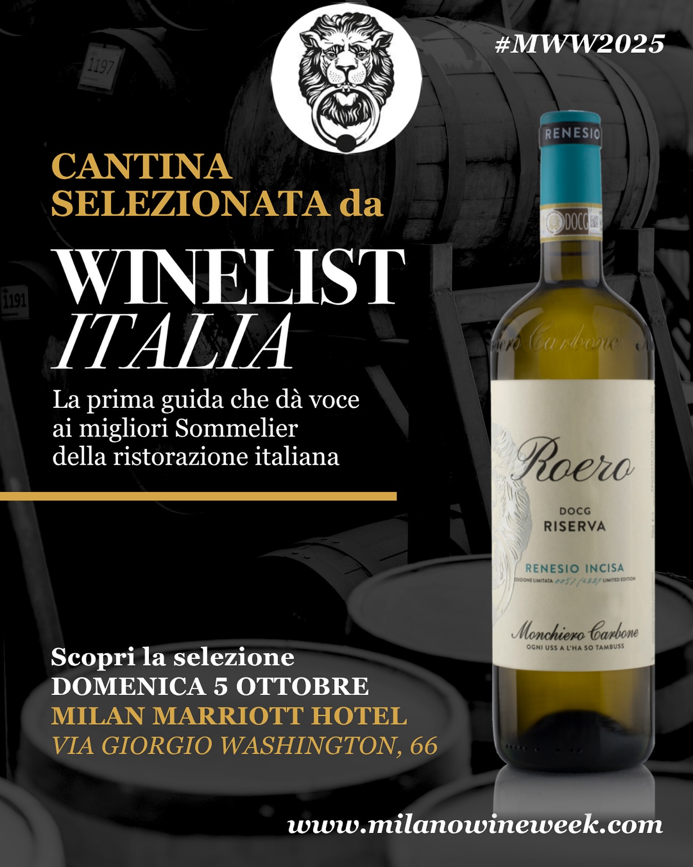 Felici di far parte della #winelistitalia, la selezione dei migliori sommelier della ristorazione italiana!
La guida viene presentata a Milano all’interno della @milanowineweekofficial : grazie a Daniela Strola @danydany_sommelier che ha selezionato il nostro Roero Riserva Renesio Incisa 2020! 
-
Happy to be part of #winelistitalia, the selection of the best sommeliers in Italian restaurants!

The guide is presented in Milan within the @milanowineweekofficial: thanks to Daniela Strola @danydany_sommelier who selected our Roero Riserva Renesio Incisa 2020!

#MWW2025 #MilanoWineWeek #winelistitalia #monchierocarbonewinery #roeroarneis #renesioincisa #topitalianwine