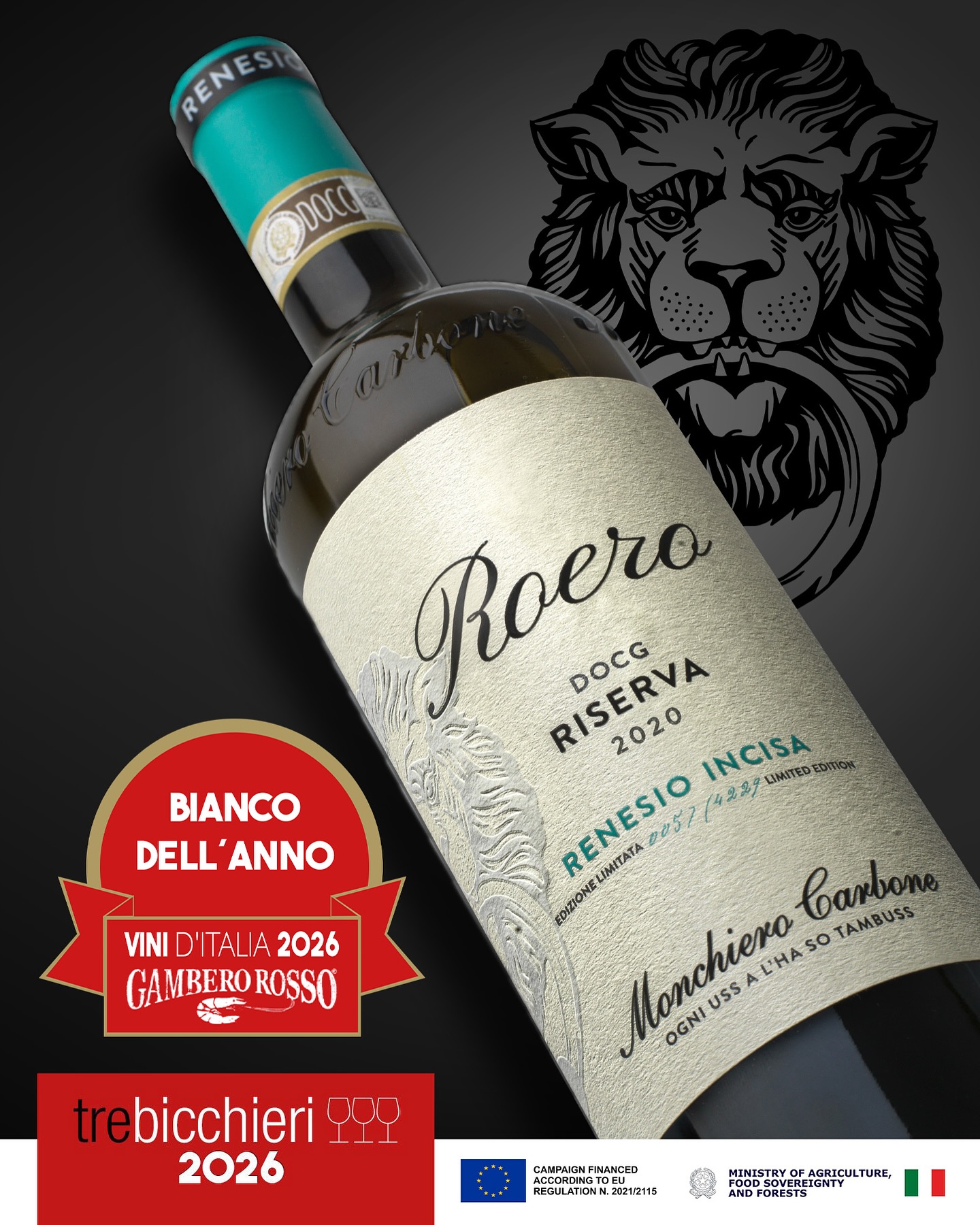 Ci sono traguardi che in pochi riescono a raggiungere nel mondo del vino:

Il Roero Arneis Riserva Renesio Incisa 2020 è il Miglior Vino Bianco d’Italia per Gambero Rosso!

Questo risultato è arrivato grazie alla tenacia e alla perseveranza di Francesco Monchiero che ha da sempre creduto nelle potenzialità del vitigno Arneis!
Il Renesio Incisa rappresenta l’apice della sua interpretazione del Roero Arneis, raggiunto grazie ad un percorso di oltre trent’anni anni di ricerca sperimentativa e un nuovo approccio stilistico che lo ha spinto a creare questa versione Riserva proveniente dallo storico cru Renesio Incisa di Canale.
Celebriamo questo 20esimo Tre Bicchieri con enorme gioia e gratitudine assieme a tutto il nostro team !
-
-

There are goals that few can achieve in the world of wine:

The Roero Arneis Riserva Renesio Incisa 2020 is the Best White Wine of Italy for Gambero Rosso!

This result came thanks to the tenacity and perseverance of Francesco Monchiero who has always believed in the potential of the Arneis grape variety!

The Renesio Incisa represents the pinnacle of his interpretation of the Roero Arneis, achieved thanks to a path of over thirty years of experimental research and a new stylistic approach that pushed him to create this Reserve version from the historic cru Renesio Incisa of Canale.

We celebrate this 20th Three Glasses with great joy and gratitude together with our entire team!

#monchierocarbonewinery #trebicchieri #roeroarneisrenesioincisa #trebicchierigamberorosso 
 #migliorbiancoditalia #bestitalianwine
#topwineofitaly @gambero_rosso @francesco_monchiero