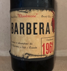 Barbera Mombirone 1961