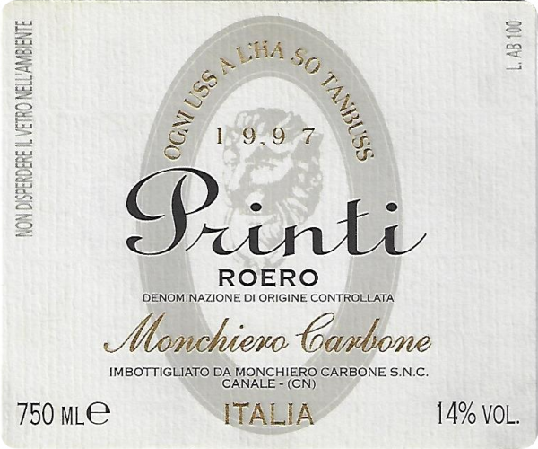 Etichetta Printi 1997